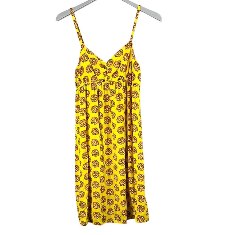 Old Navy Sleeveless Sundress Womens Size‎ Small Yellow Above the Knee